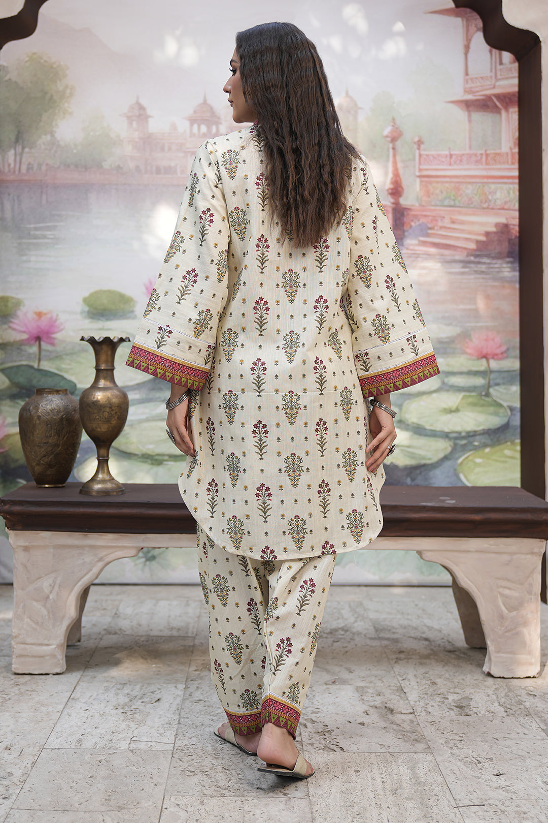 Zellbury | Unstitched 2 Piece Khaddar | Shirt Shalwar - 0346 -  Zellbury Women Essential Unstitched - Original Designer Dress - House of Maryam