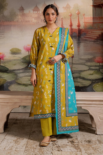 Zellbury | Unstitched 2 Piece Khaddar | Shirt Dupatta - 0423 -  Zellbury Women Essential Unstitched - Original Designer Dress - House of Maryam