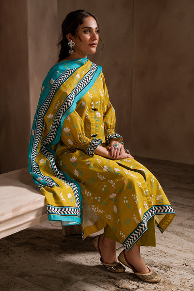 Zellbury | Unstitched 2 Piece Khaddar | Shirt Dupatta - 0423 -  Zellbury Women Essential Unstitched - Original Designer Dress - House of Maryam