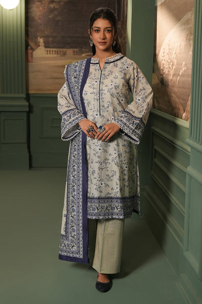 Zellbury | Unstitched 2 Piece Khaddar | Shirt Dupatta - 0426 -  Zellbury Women Essential Unstitched - Original Designer Dress - House of Maryam