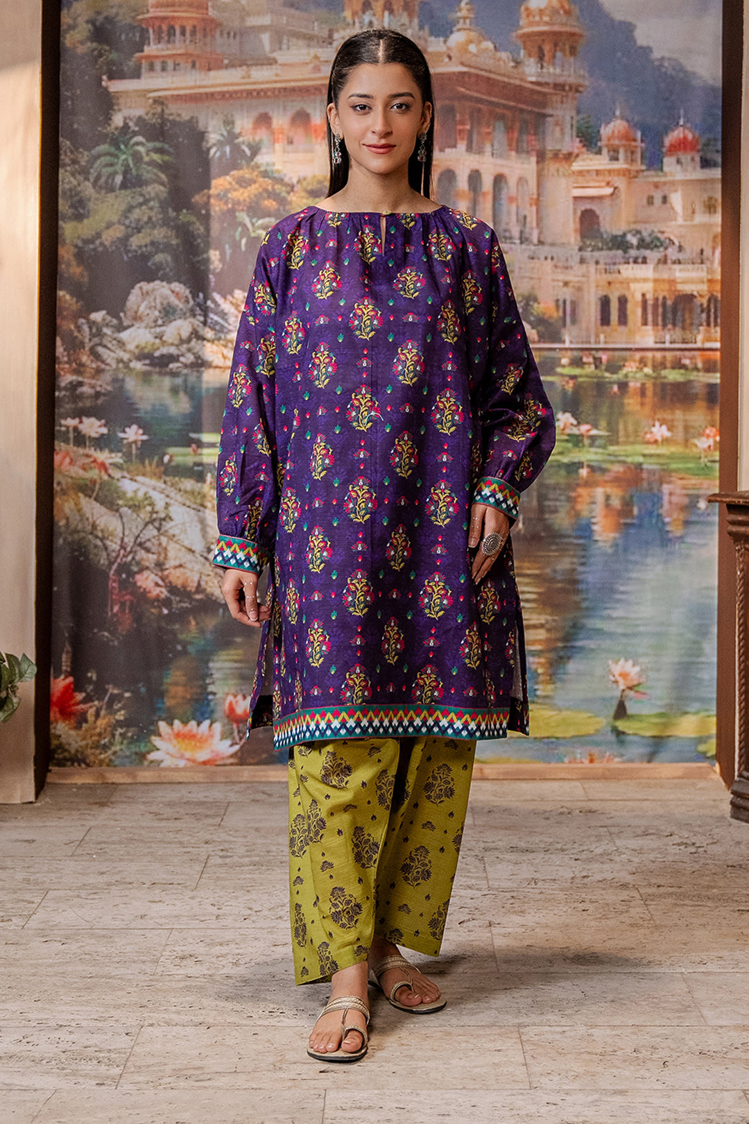 Zellbury | Unstitched 2 Piece Khaddar | Shirt Shalwar - 0429 -  Zellbury Women Essential Unstitched - Original Designer Dress - House of Maryam
