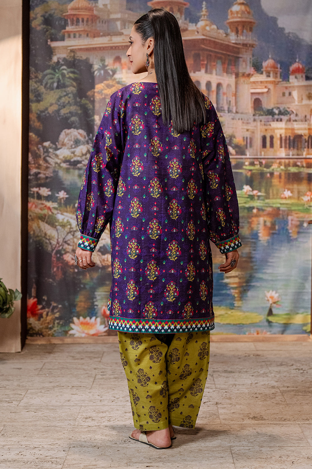 Zellbury | Unstitched 2 Piece Khaddar | Shirt Shalwar - 0429 -  Zellbury Women Essential Unstitched - Original Designer Dress - House of Maryam