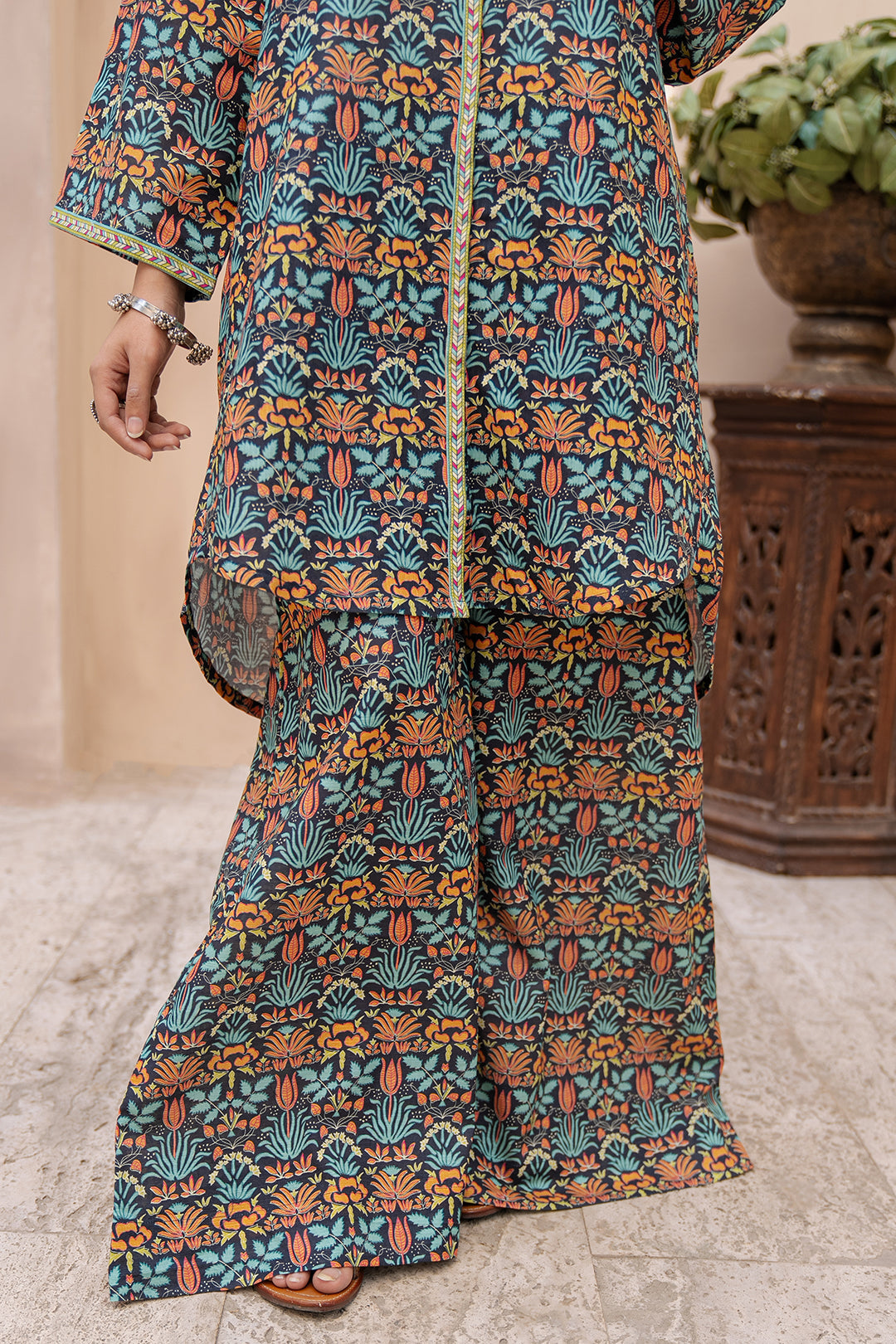 Zellbury | Unstitched 2 Piece Khaddar | Shirt Shalwar - 0433