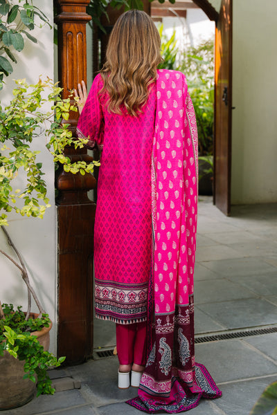 Zellbury | Unstitched 3 Piece Khaddar | Shirt Shalwar Dupatta - 0184 -  Zellbury Women Essential Unstitched - Original Designer Dress - House of Maryam