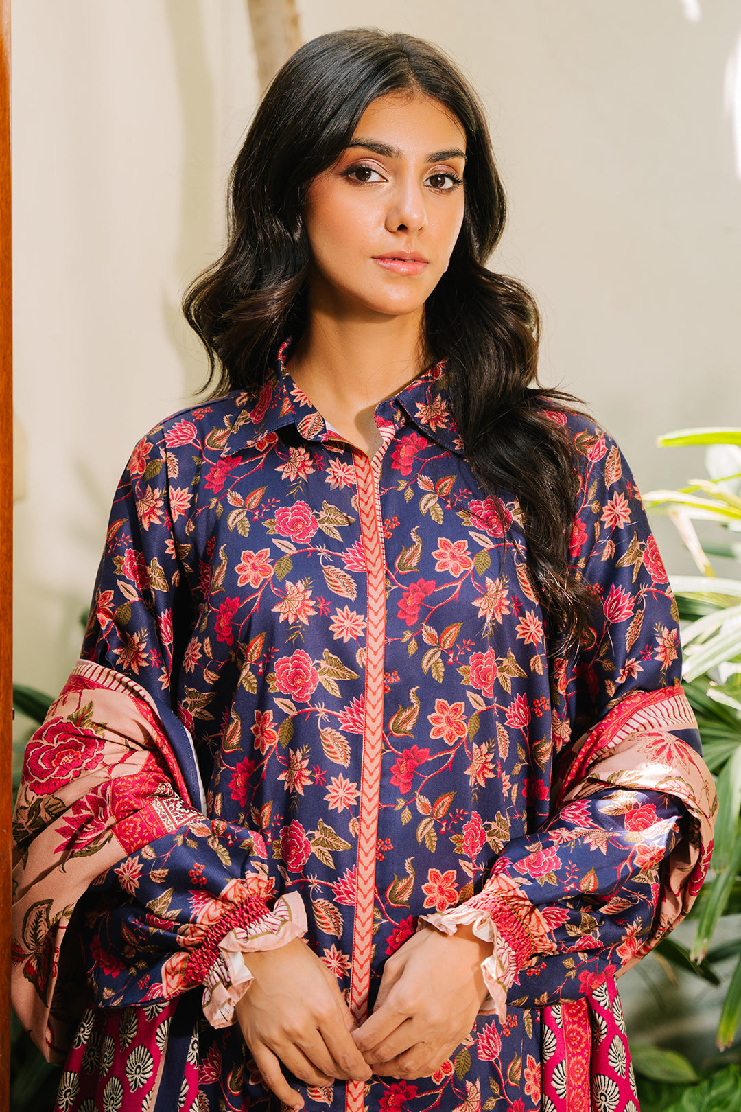 Zellbury | Unstitched 3 Piece Viscose | Shirt Shalwar Dupatta - 0187 -  Zellbury Women Essential Unstitched - Original Designer Dress - House of Maryam