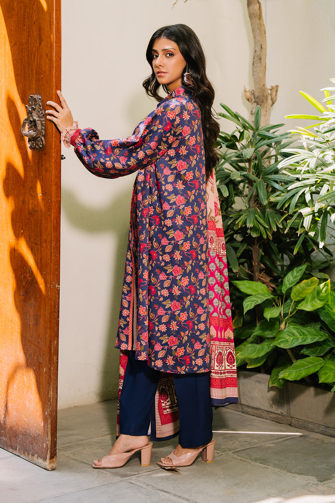 Zellbury | Unstitched 3 Piece Viscose | Shirt Shalwar Dupatta - 0187