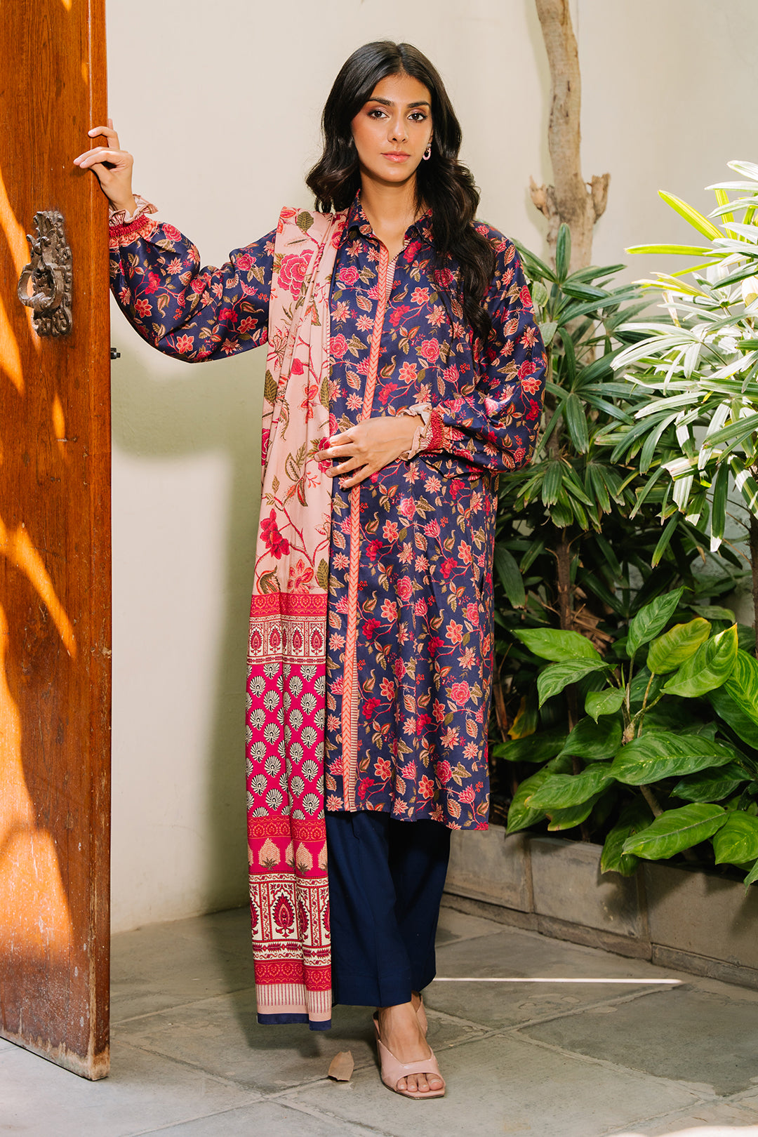 Zellbury | Unstitched 3 Piece Viscose | Shirt Shalwar Dupatta - 0187 -  Zellbury Women Essential Unstitched - Original Designer Dress - House of Maryam