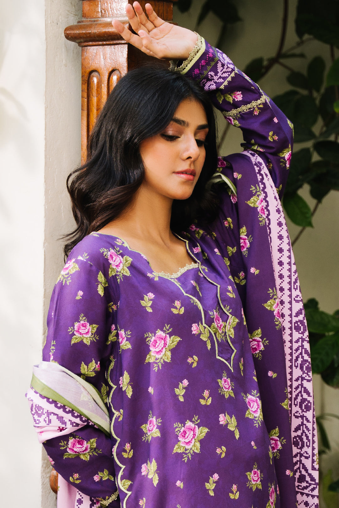 Zellbury | Unstitched 3 Piece Viscose | Shirt Shalwar Dupatta - 0188 -  Zellbury Women Essential Unstitched - Original Designer Dress - House of Maryam