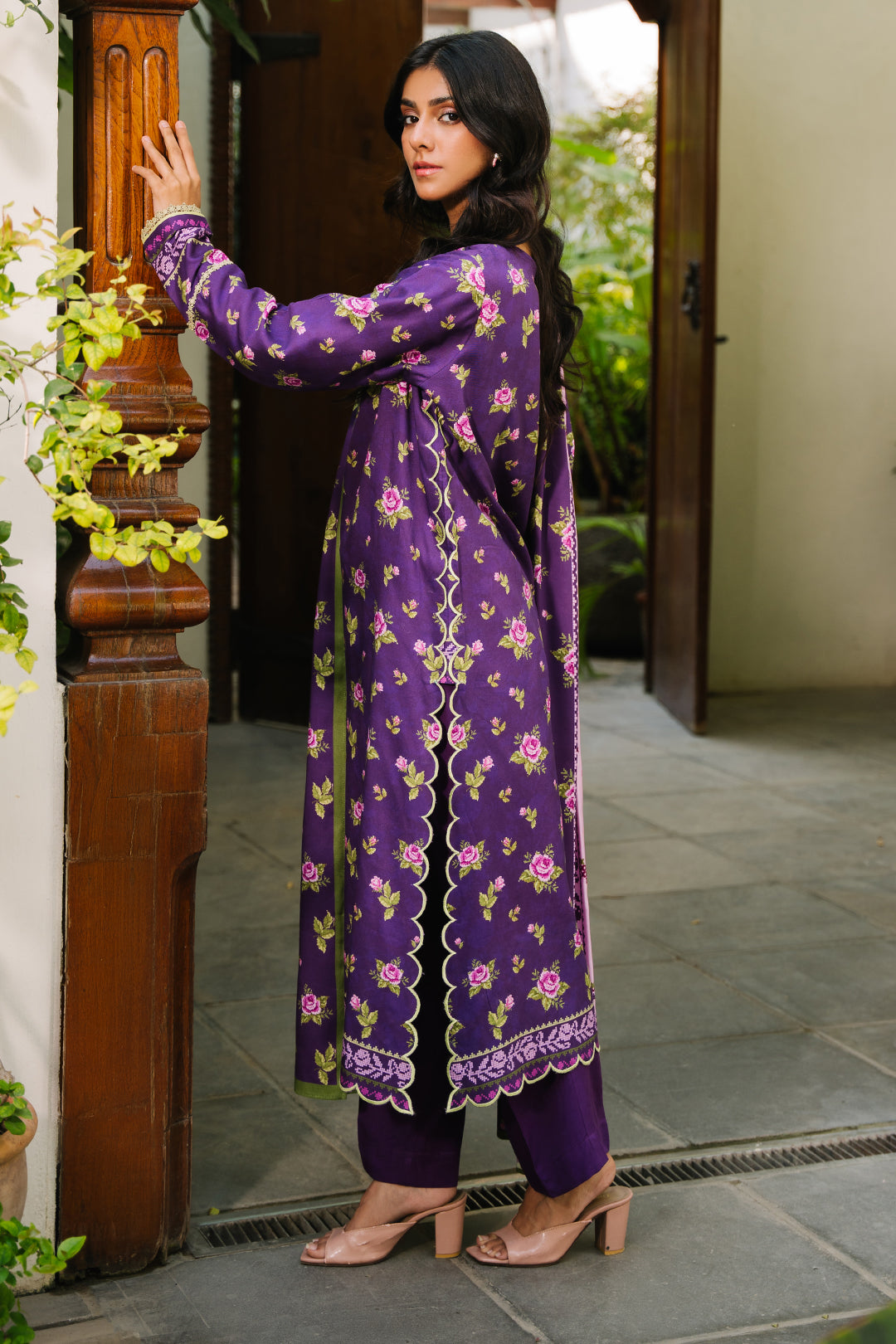 Zellbury | Unstitched 3 Piece Viscose | Shirt Shalwar Dupatta - 0188