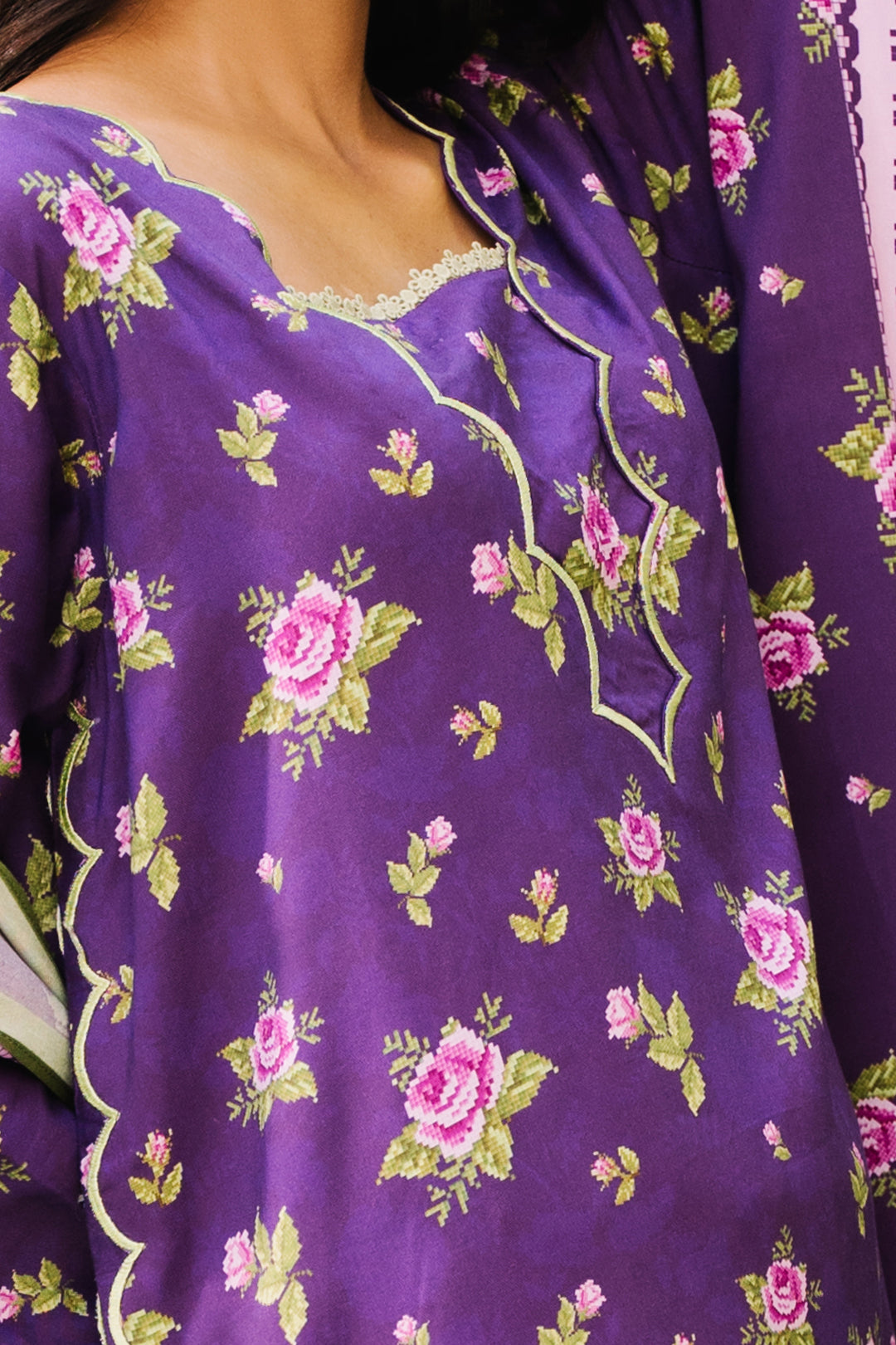 Zellbury | Unstitched 3 Piece Viscose | Shirt Shalwar Dupatta - 0188 -  Zellbury Women Essential Unstitched - Original Designer Dress - House of Maryam