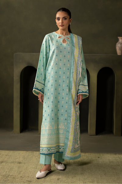 Zellbury | Unstitched 3 Piece Khaddar | Shirt Shalwar Shawl - 0198 -  Zellbury Women Essential Unstitched - Original Designer Dress - House of Maryam