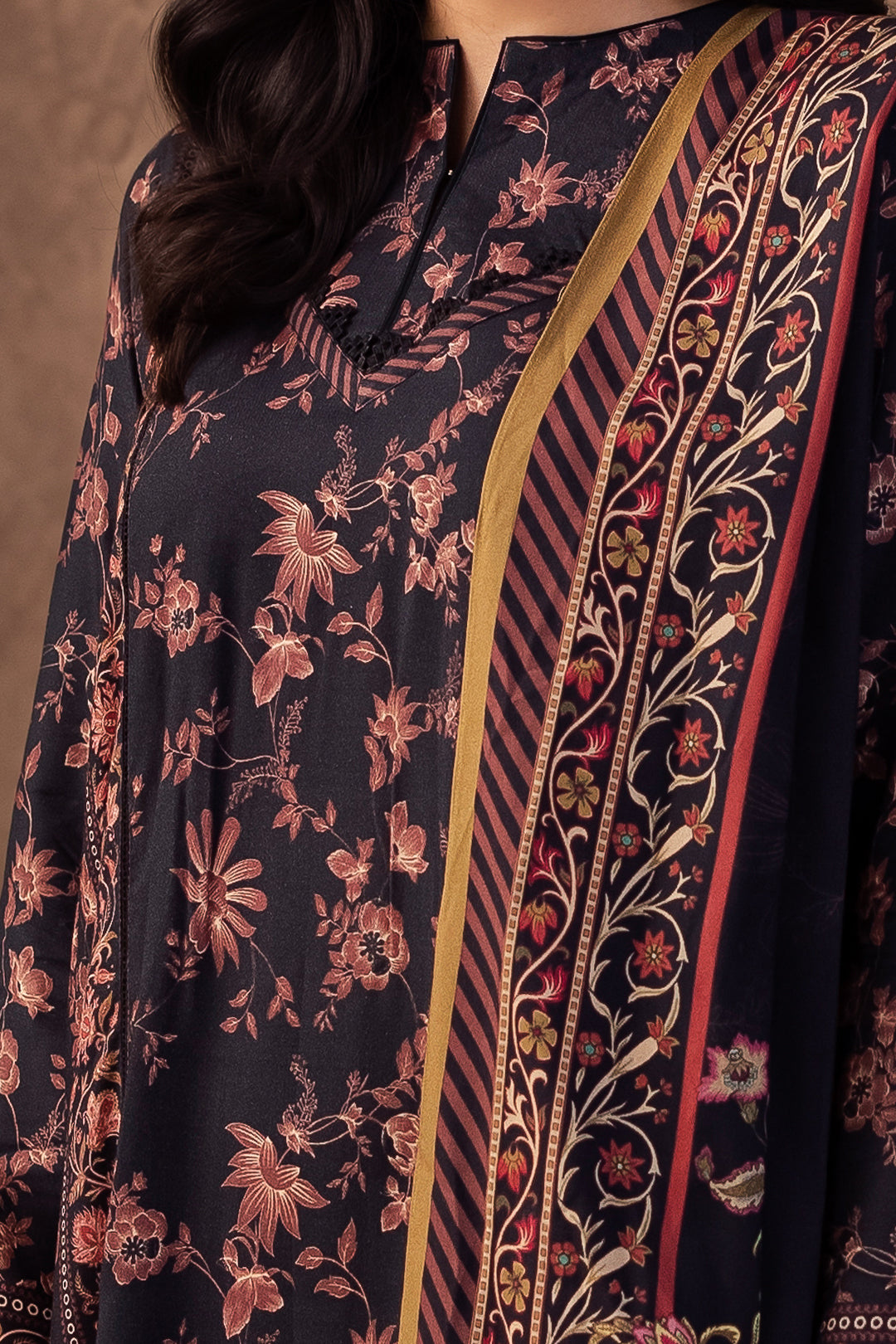 Zellbury | Unstitched 3 Piece Viscose | Shirt Shalwar Dupatta - 0200 -  Zellbury Women Essential Unstitched - Original Designer Dress - House of Maryam