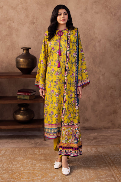 Zellbury | Unstitched 3 Piece Viscose | Shirt Shalwar Dupatta - 0201 -  Zellbury Women Essential Unstitched - Original Designer Dress - House of Maryam