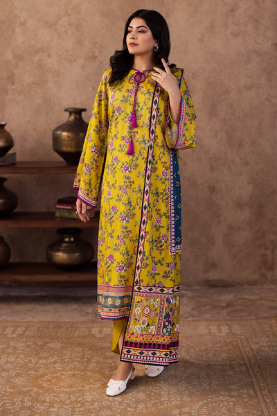 Zellbury | Unstitched 3 Piece Viscose | Shirt Shalwar Dupatta - 0201 -  Zellbury Women Essential Unstitched - Original Designer Dress - House of Maryam