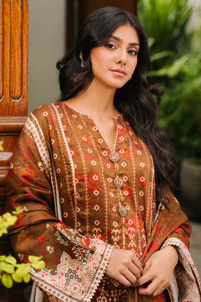 Zellbury | Unstitched 3 Piece Cotail | Shirt Shalwar Dupatta - 0217 -  Zellbury Women Essential Unstitched - Original Designer Dress - House of Maryam