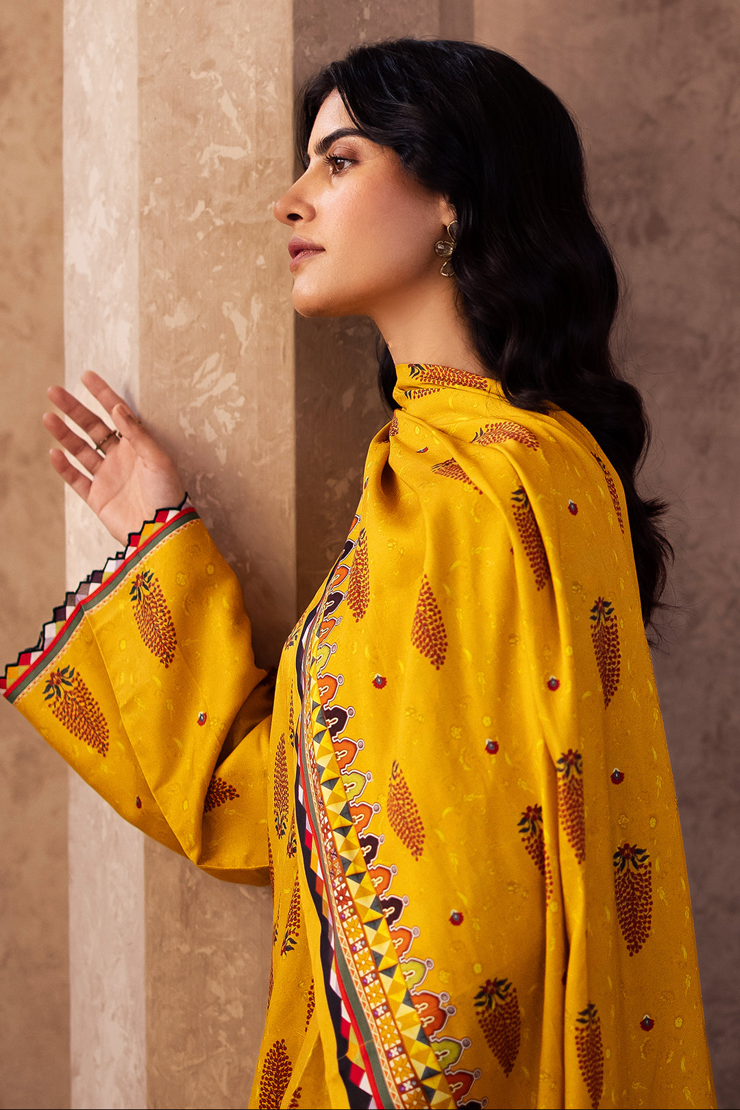 Zellbury | Unstitched 3 Piece Cotail | Shirt Shalwar Dupatta - 0218 -  Zellbury Women Essential Unstitched -  House of Maryam