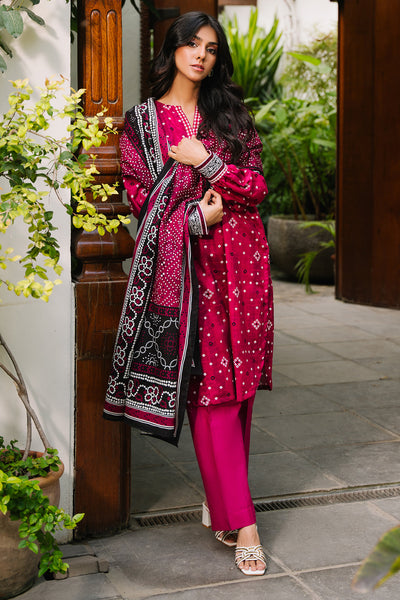 Zellbury | Unstitched 3 Piece Khaddar | Shirt Shalwar Dupatta - 0269 -  Zellbury Women Essential Unstitched - Original Designer Dress - House of Maryam