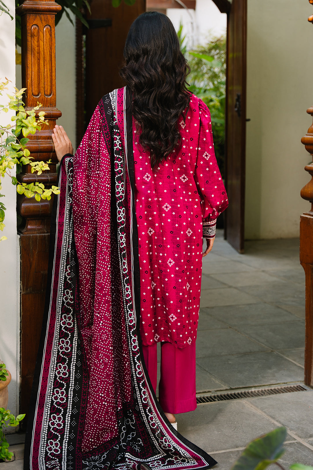 Zellbury | Unstitched 3 Piece Khaddar | Shirt Shalwar Dupatta - 0269 -  Zellbury Women Essential Unstitched - Original Designer Dress - House of Maryam