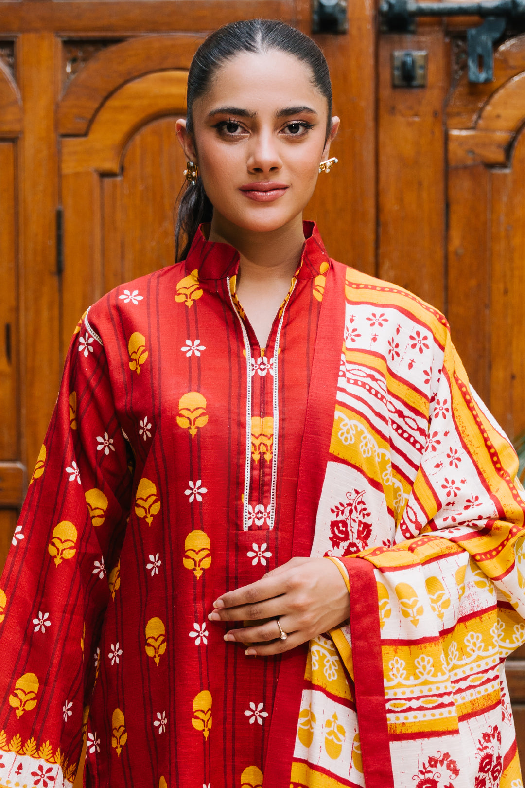 Zellbury | Unstitched 3 Piece Khaddar | Shirt Shalwar Dupatta - 0271 -  Zellbury Women Essential Unstitched - Original Designer Dress - House of Maryam