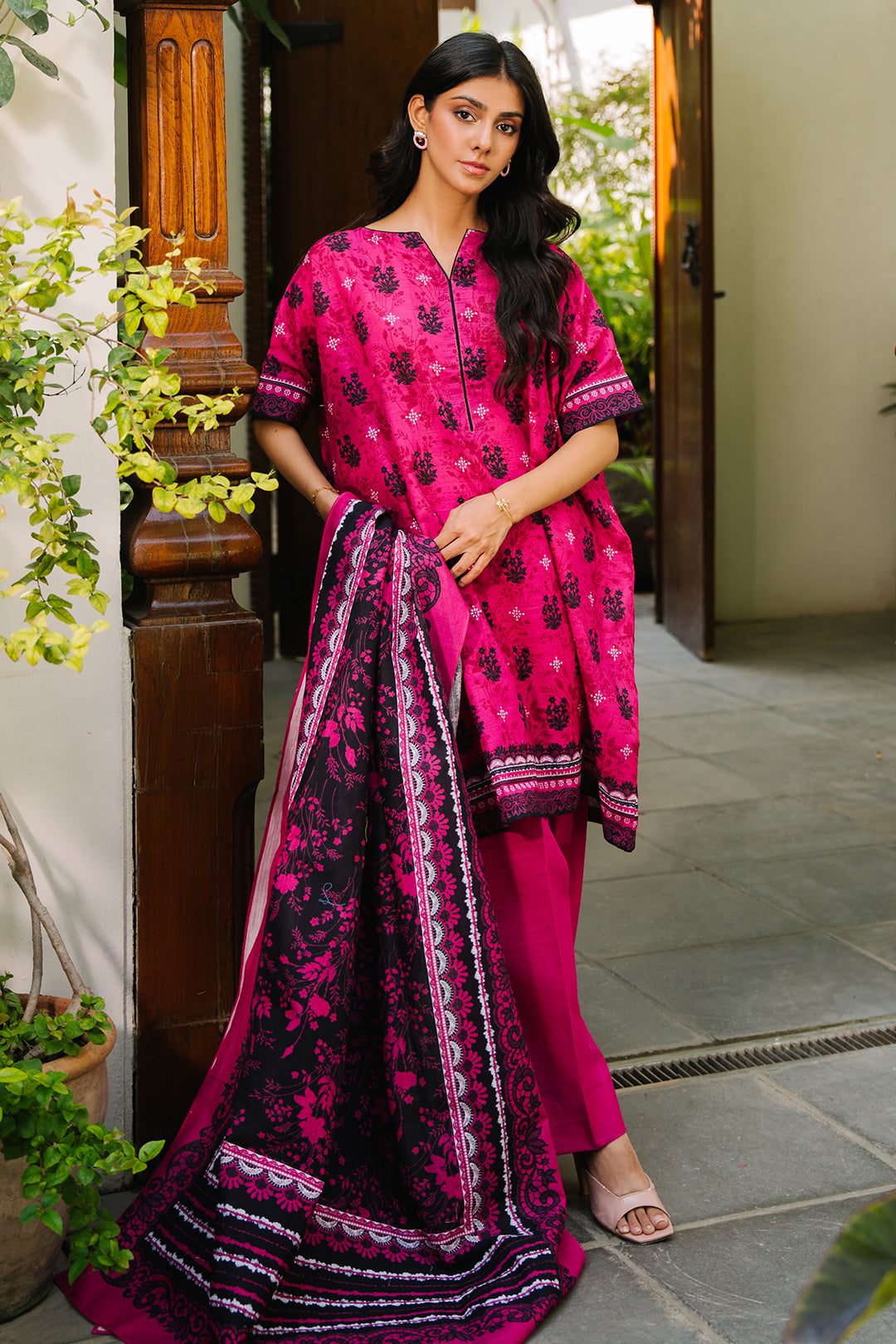 Zellbury | Unstitched 3 Piece Khaddar | Shirt Shalwar Dupatta - 0272 -  Zellbury Women Essential Unstitched - Original Designer Dress - House of Maryam