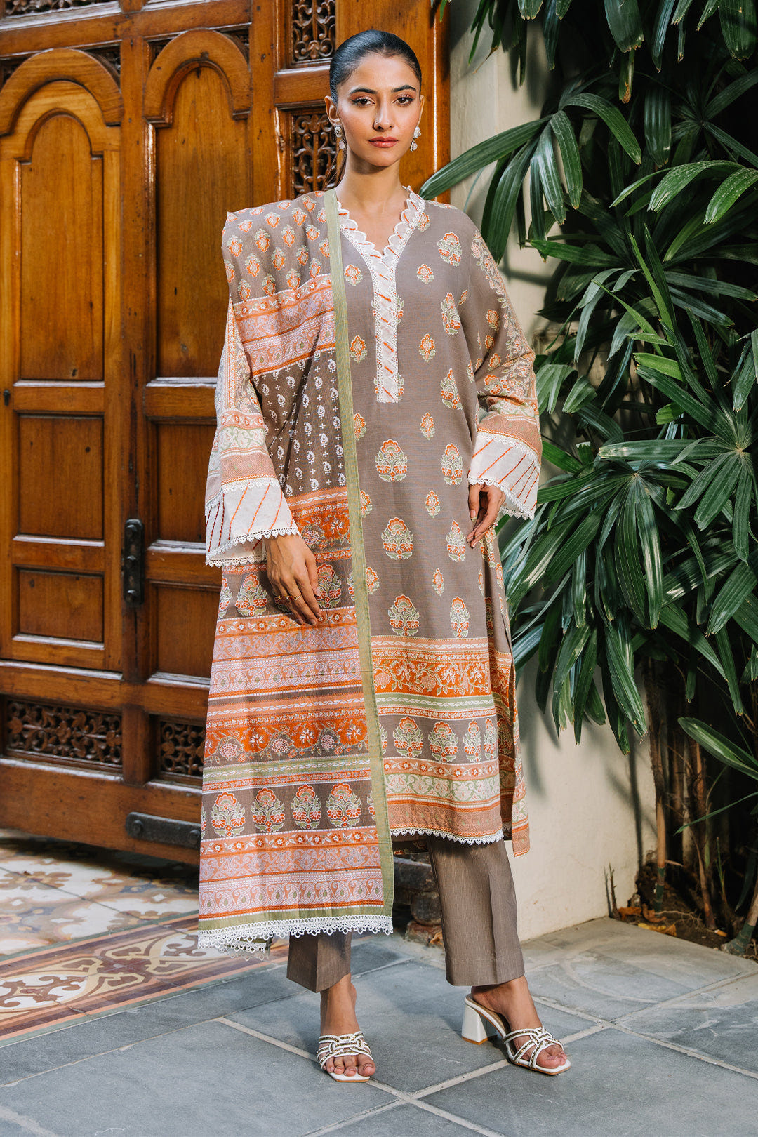Zellbury | Unstitched 3 Piece Khaddar | Shirt Shalwar Dupatta - 0276 -  Zellbury Women Essential Unstitched - Original Designer Dress - House of Maryam