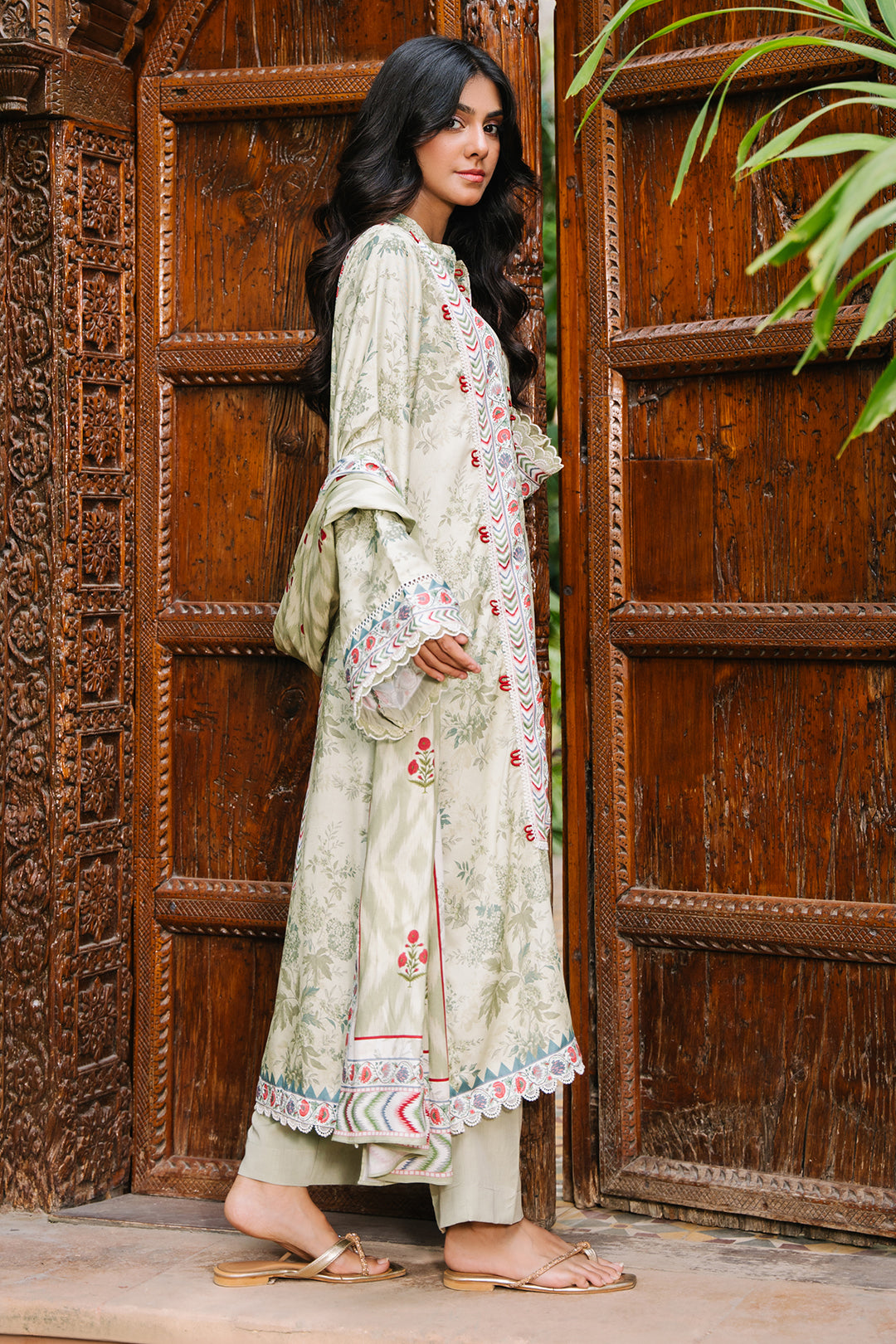 Zellbury | Unstitched 3 Piece Viscose | Shirt Shalwar Dupatta - 0278