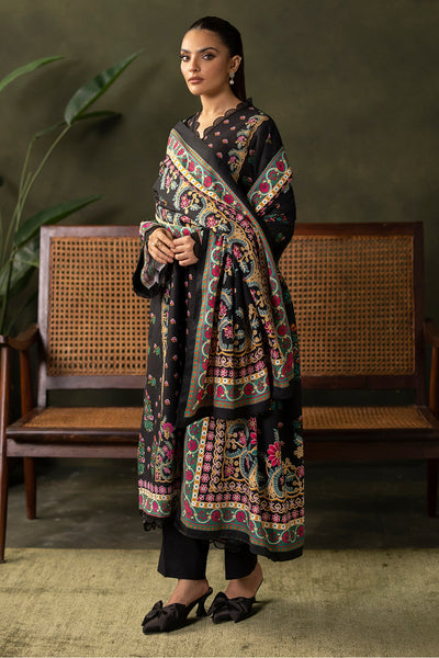 Zellbury | Unstitched 3 Piece Khaddar | Shirt Shalwar Shawl - 0286 -  Zellbury Women Essential Unstitched - Original Designer Dress - House of Maryam