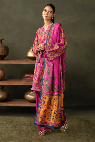 Zellbury | Unstitched 3 Piece Khaddar | Shirt Shalwar Dupatta - 0287 -  Zellbury Women Essential Unstitched - Original Designer Dress - House of Maryam