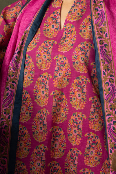 Zellbury | Unstitched 3 Piece Khaddar | Shirt Shalwar Dupatta - 0287 -  Zellbury Women Essential Unstitched - Original Designer Dress - House of Maryam