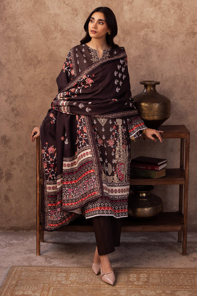 Zellbury | Unstitched 3 Piece Khaddar | Shirt Shalwar Dupatta - 0288 -  Zellbury Women Essential Unstitched - Original Designer Dress - House of Maryam