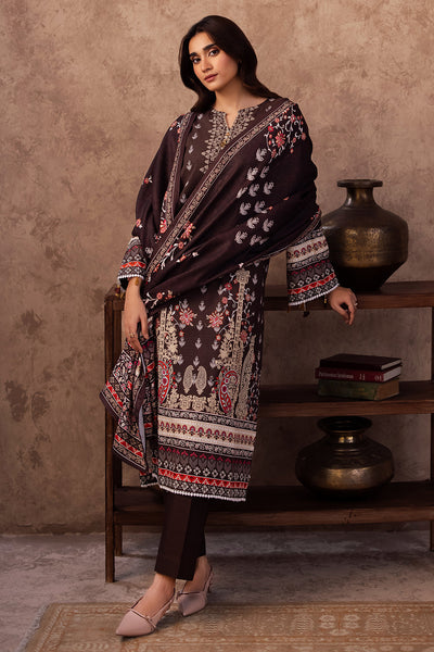Zellbury | Unstitched 3 Piece Khaddar | Shirt Shalwar Dupatta - 0288 -  Zellbury Women Essential Unstitched - Original Designer Dress - House of Maryam