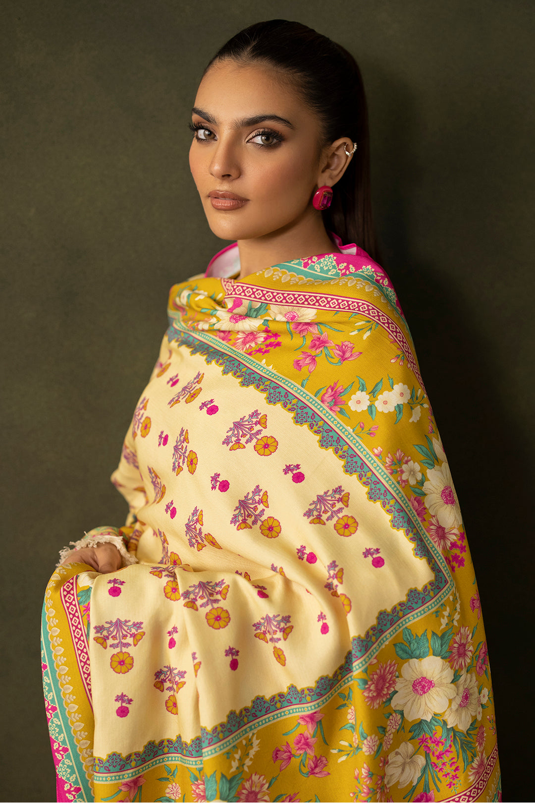 Zellbury | Unstitched 3 Piece Viscose | Shirt Shalwar Dupatta - 0289 -  Zellbury Women Essential Unstitched - Original Designer Dress - House of Maryam