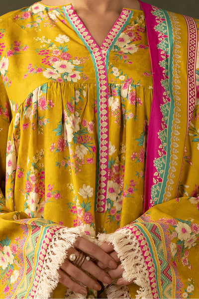 Zellbury | Unstitched 3 Piece Viscose | Shirt Shalwar Dupatta - 0289 -  Zellbury Women Essential Unstitched - Original Designer Dress - House of Maryam