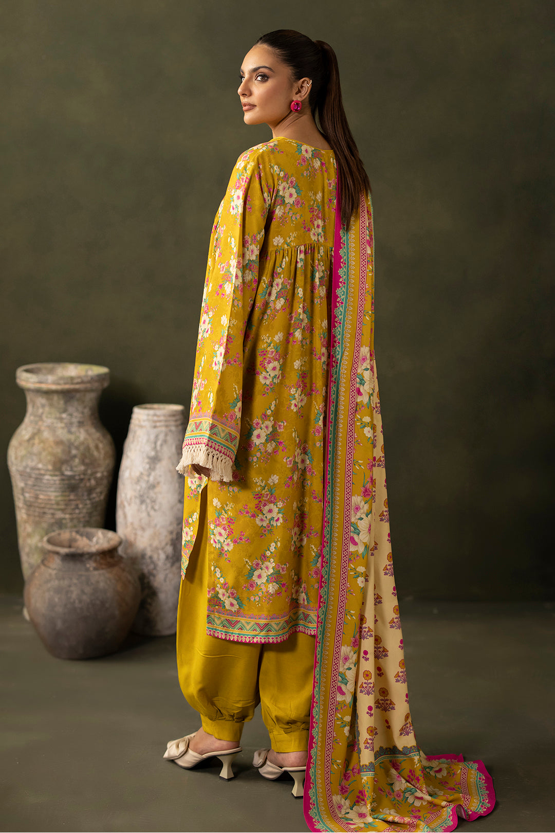 Zellbury | Unstitched 3 Piece Viscose | Shirt Shalwar Dupatta - 0289 -  Zellbury Women Essential Unstitched - Original Designer Dress - House of Maryam