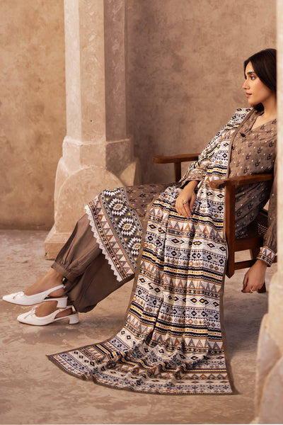 Zellbury | Unstitched 3 Piece Viscose | Shirt Shalwar Dupatta - 0293 -  Zellbury Women Essential Unstitched - Original Designer Dress - House of Maryam