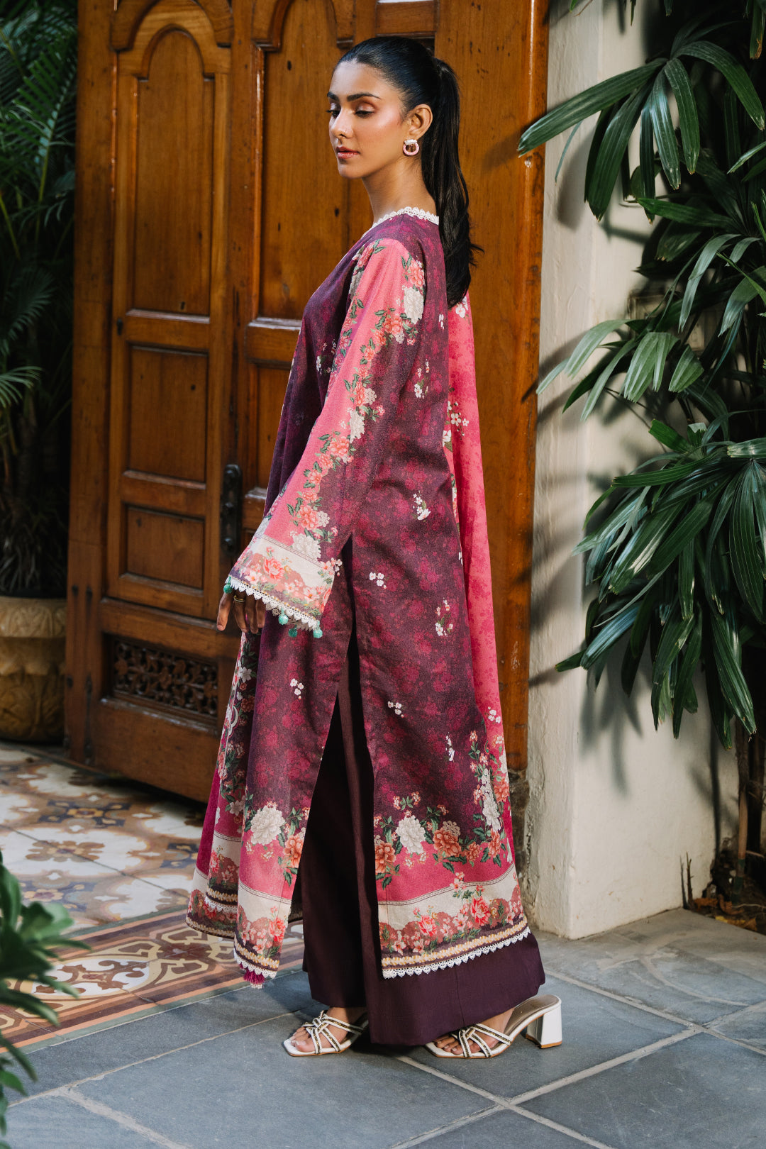 Zellbury | Unstitched 3 Piece Karandi | Shirt Shalwar Dupatta - 0301 -  Zellbury Women Essential Unstitched - Original Designer Dress - House of Maryam