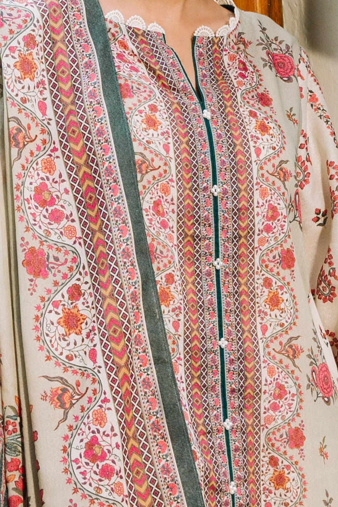 Zellbury | Unstitched 3 Piece Karandi | Shirt Shalwar Dupatta - 0302 -  Zellbury Women Essential Unstitched - Original Designer Dress - House of Maryam