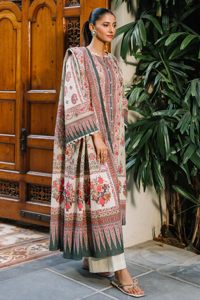 Zellbury | Unstitched 3 Piece Karandi | Shirt Shalwar Dupatta - 0302 -  Zellbury Women Essential Unstitched - Original Designer Dress - House of Maryam
