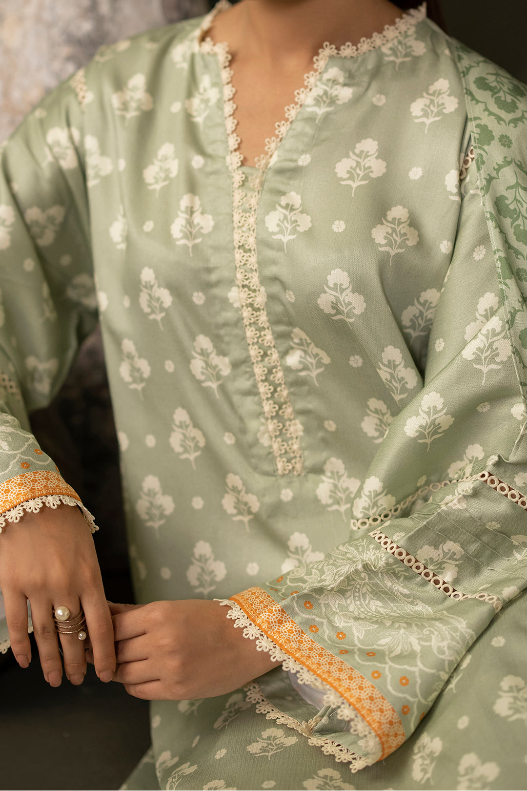 Zellbury | Unstitched 3 Piece Viscose | Shirt Shalwar Dupatta - 0306 -  Zellbury Women Essential Unstitched - Original Designer Dress - House of Maryam