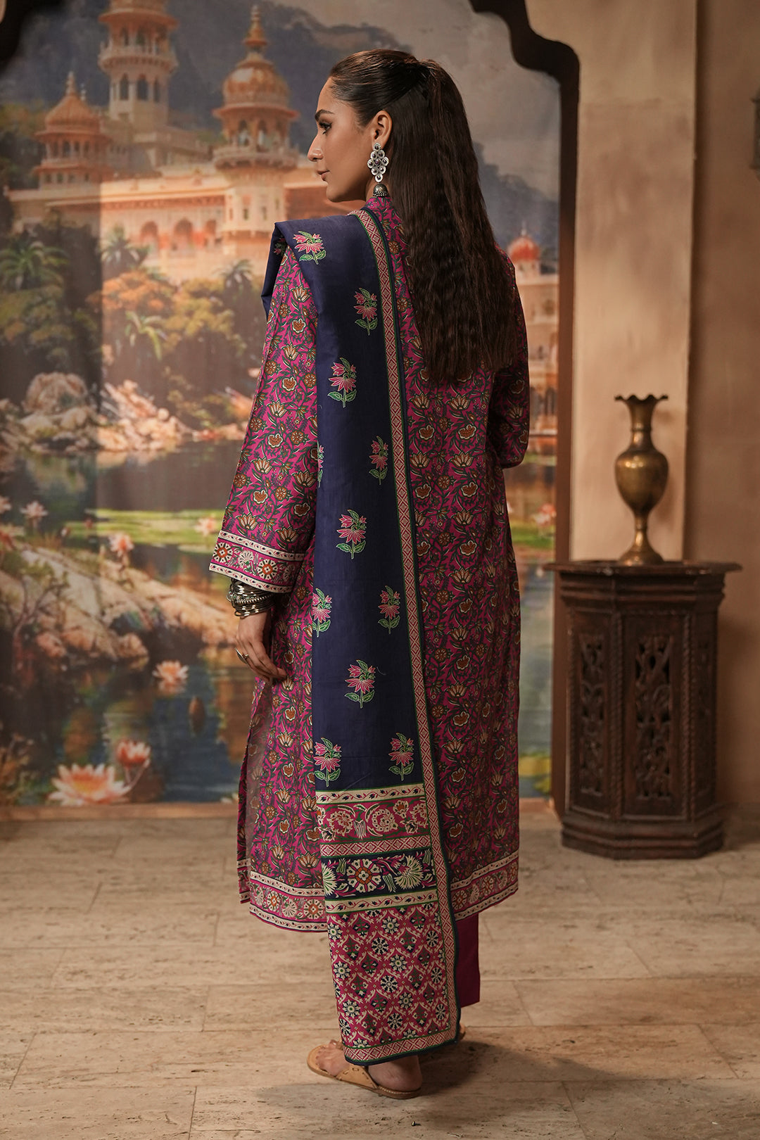 Zellbury | Unstitched 3 Piece Khaddar | Shirt Shalwar Dupatta - 0357 -  Zellbury Women Essential Unstitched -  House of Maryam