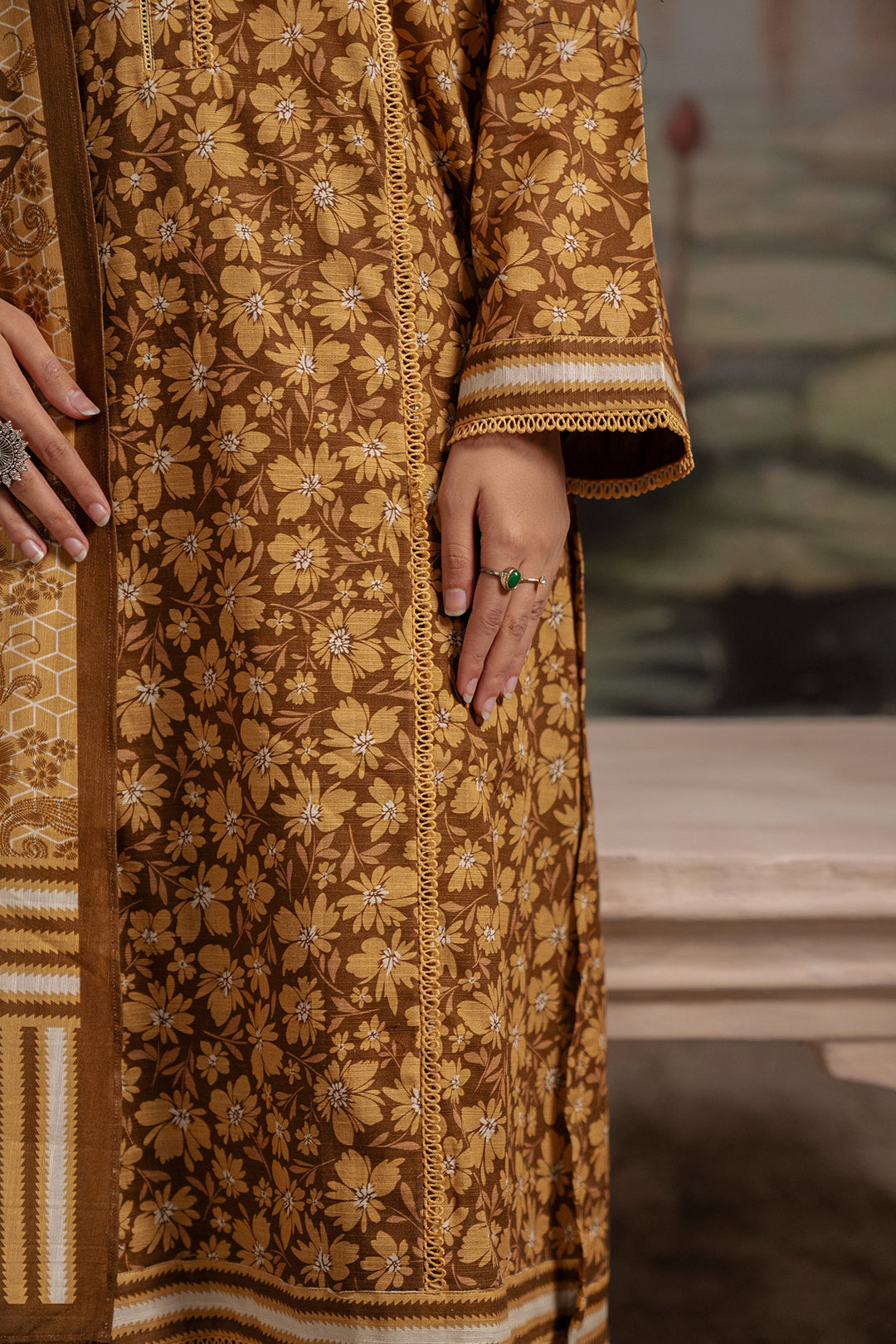 Zellbury | Unstitched 3 Piece Khaddar | Shirt Shalwar Dupatta - 0362 -  Zellbury Women Essential Unstitched - Original Designer Dress - House of Maryam