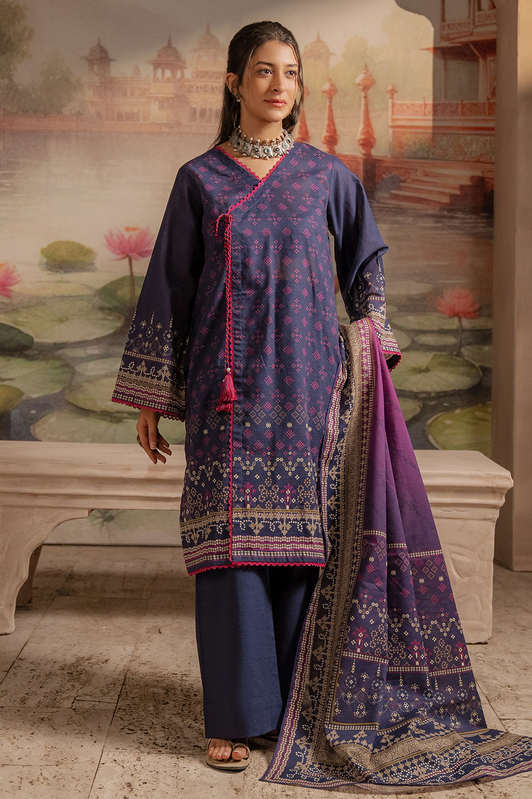 Zellbury | Unstitched 3 Piece Khaddar | Shirt Shalwar Dupatta - 0363 -  Zellbury Women Essential Unstitched - Original Designer Dress - House of Maryam
