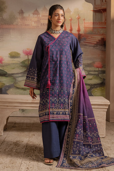 Zellbury | Unstitched 3 Piece Khaddar | Shirt Shalwar Dupatta - 0363 -  Zellbury Women Essential Unstitched - Original Designer Dress - House of Maryam
