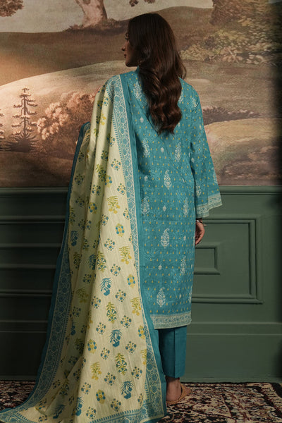 Zellbury | Unstitched 3 Piece Khaddar | Shirt Shalwar Dupatta - 0364 -  Zellbury Women Essential Unstitched - Original Designer Dress - House of Maryam