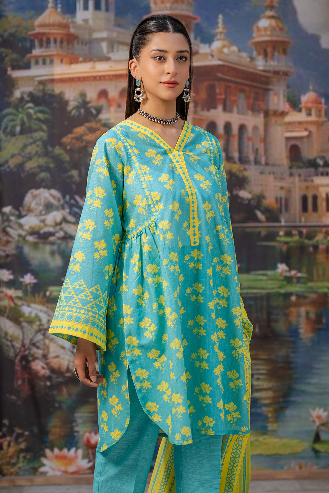 Zellbury | Unstitched 3 Piece Khaddar | Shirt Shalwar Dupatta - 0370