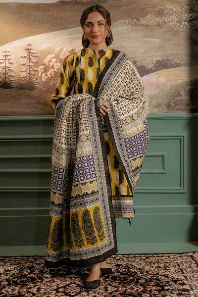 Zellbury | Unstitched 3 Piece Khaddar | Shirt Shalwar Dupatta - 0371 -  Zellbury Women Essential Unstitched - Original Designer Dress - House of Maryam