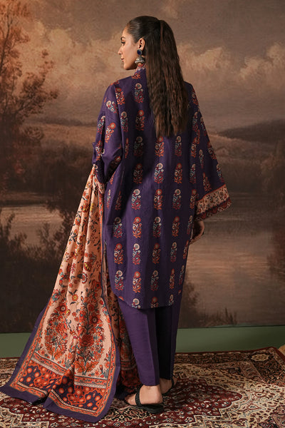 Zellbury | Unstitched 3 Piece Khaddar | Shirt Shalwar Dupatta - 0372 -  Zellbury Women Essential Unstitched - Original Designer Dress - House of Maryam