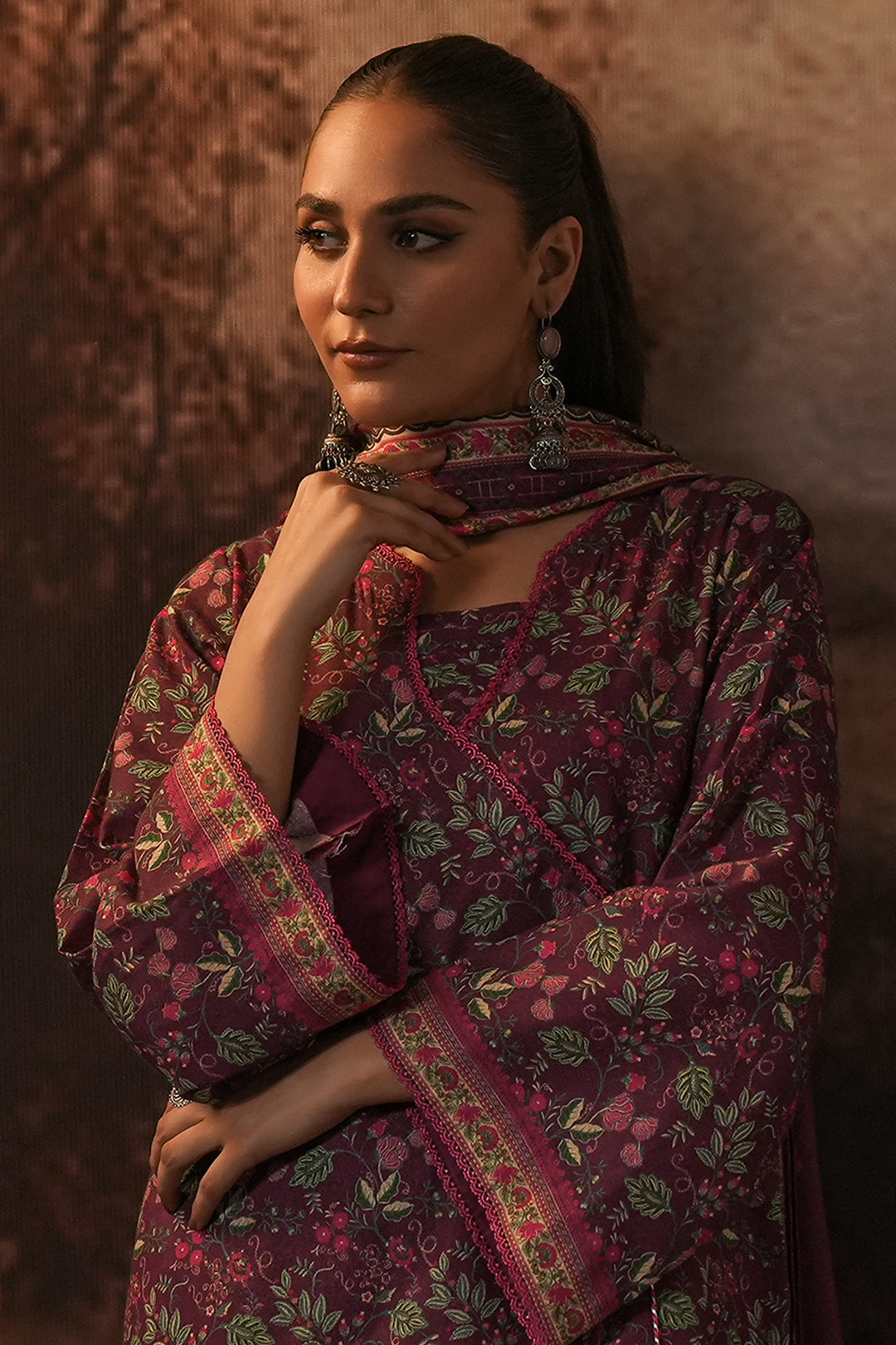 Zellbury | Unstitched 3 Piece Karandi | Shirt Shalwar Dupatta - 0377 -  Zellbury Women Essential Unstitched - Original Designer Dress - House of Maryam
