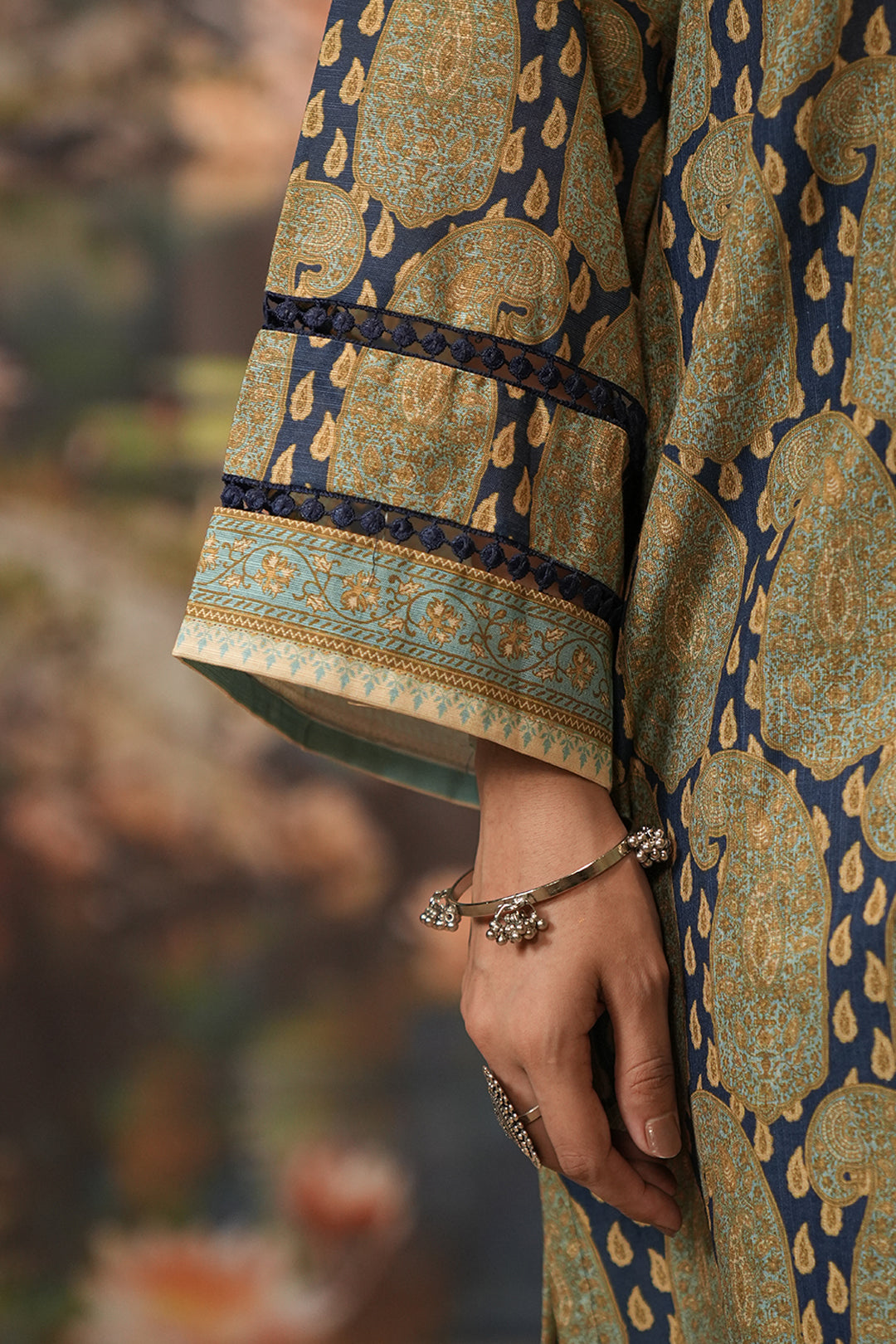 Zellbury | Unstitched 3 Piece Khaddar | Shirt Shalwar Shawl - 0381