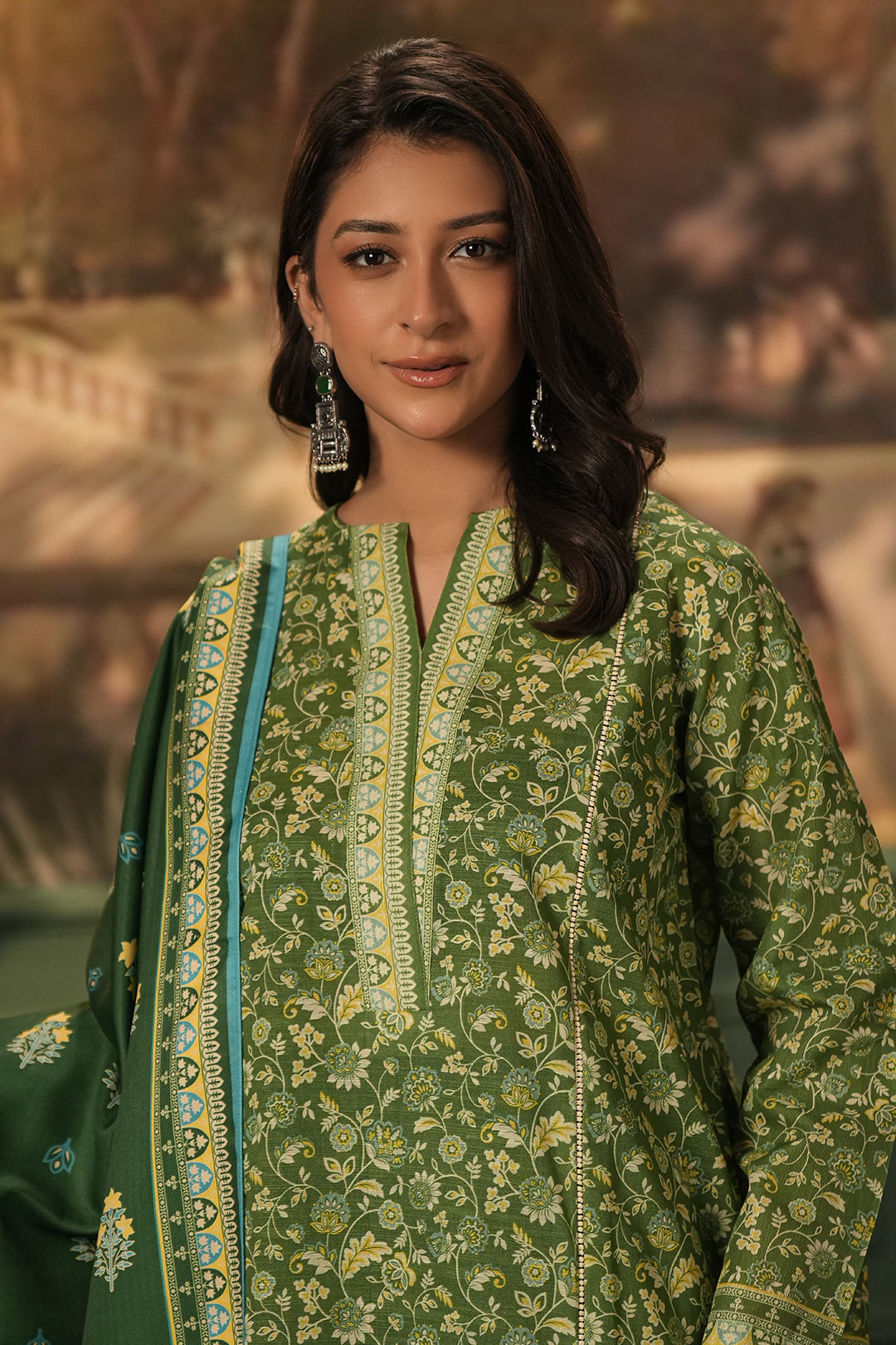 Zellbury | Unstitched 3 Piece Khaddar | Shirt Shalwar Shawl - 0384 -  Zellbury Women Essential Unstitched - Original Designer Dress - House of Maryam
